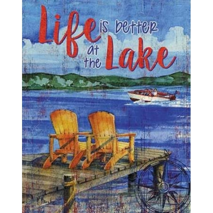 Lake Time Vertical II Poster Print by Paul Brent-VARPDXBNT1196 Image 1