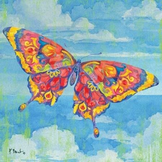 Wild Blue Butterfly Poster Print by Paul Brent-VARPDXBNT1262 Image 2