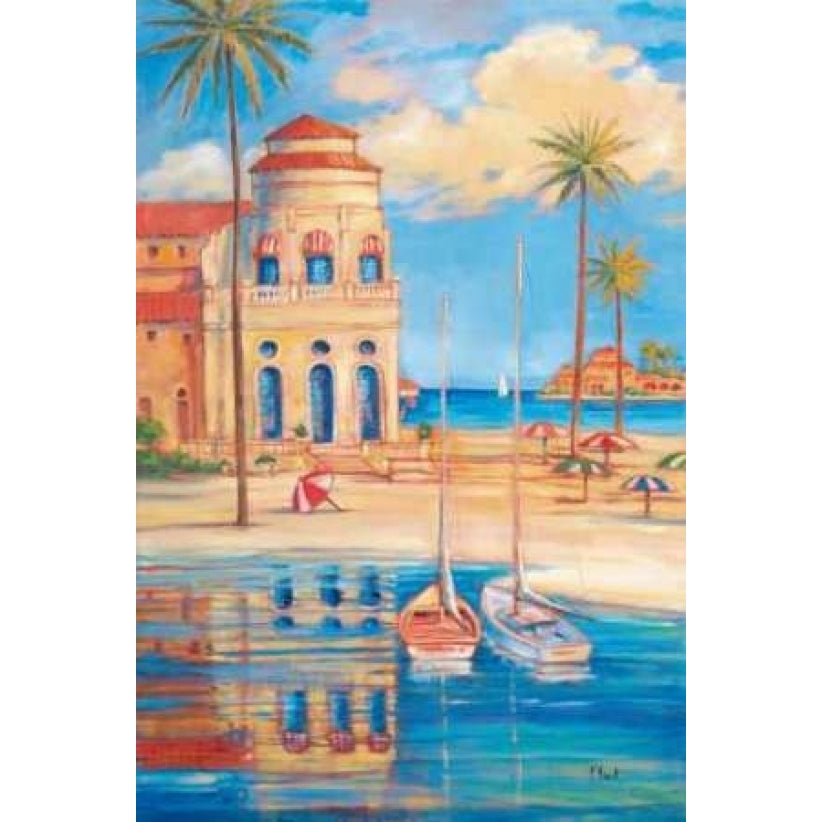 Beach Club I Poster Print by Paul Brent-VARPDXBNT128 Image 1