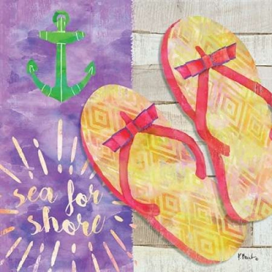 Sunshine Sandals IV Poster Print by Paul Brent-VARPDXBNT1297 Image 1