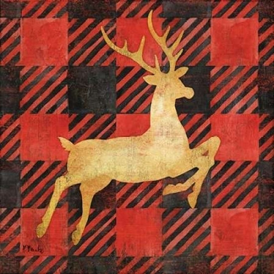 Buffalo Check Reindeer I Poster Print by Paul Brent-VARPDXBNT1308 Image 1