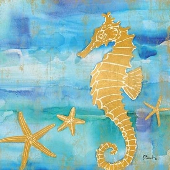 Aurora Seahorse Poster Print by Paul Brent-VARPDXBNT1323 Image 1