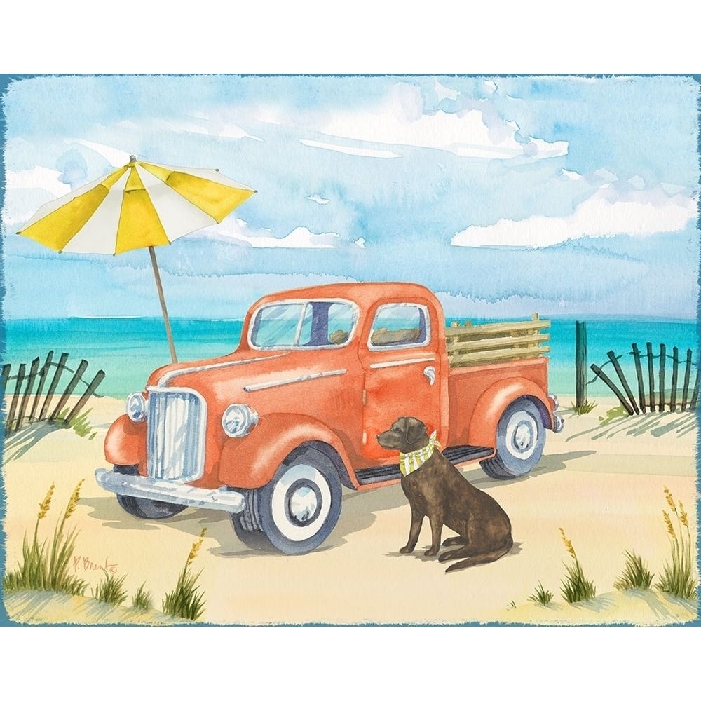 Beach Truck II Poster Print by Paul Brent-VARPDXBNT1498 Image 1