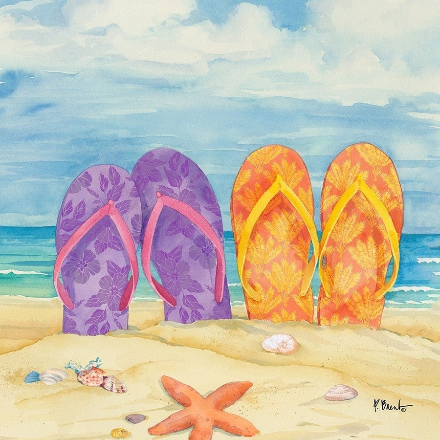 Toes in the Sand I Poster Print by Paul Brent-VARPDXBNT1501 Image 1