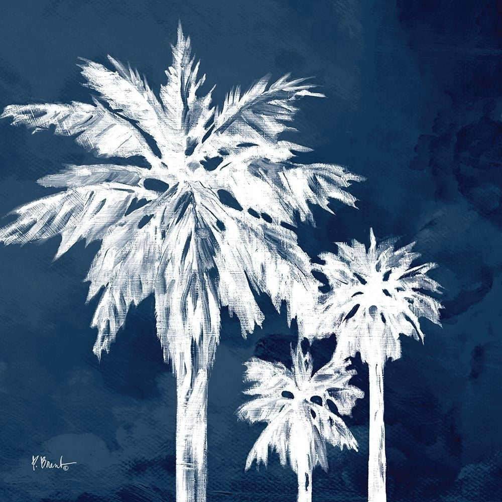 Cyano Palms I Poster Print by Paul Brent-VARPDXBNT1554 Image 1