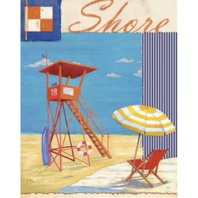 Lifeguard Collage II Poster Print by Paul Brent-VARPDXBNT273 Image 1