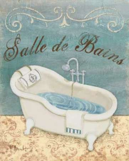 Parisian Bath I Poster Print by Paul Brent-VARPDXBNT295 Image 1