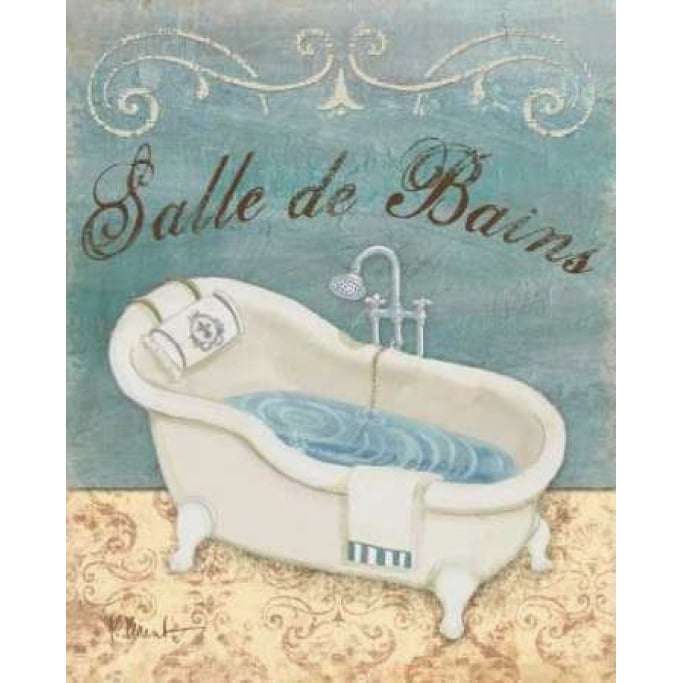 Parisian Bath I Poster Print by Paul Brent-VARPDXBNT295 Image 1