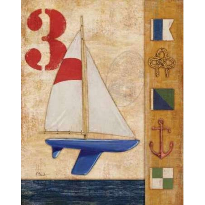 Model Yacht Collage II Poster Print by Paul Brent-VARPDXBNT310 Image 2