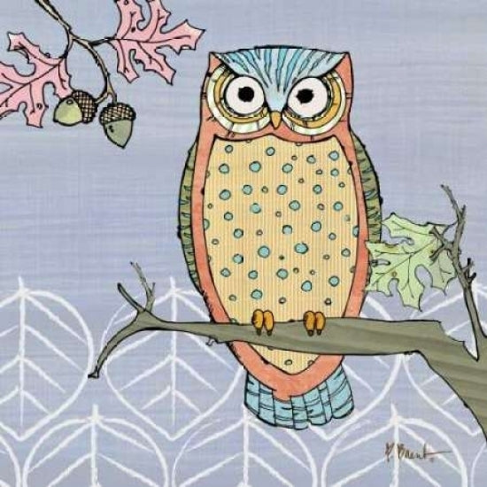 Pastel Owls II Poster Print by Paul Brent-VARPDXBNT339 Image 1