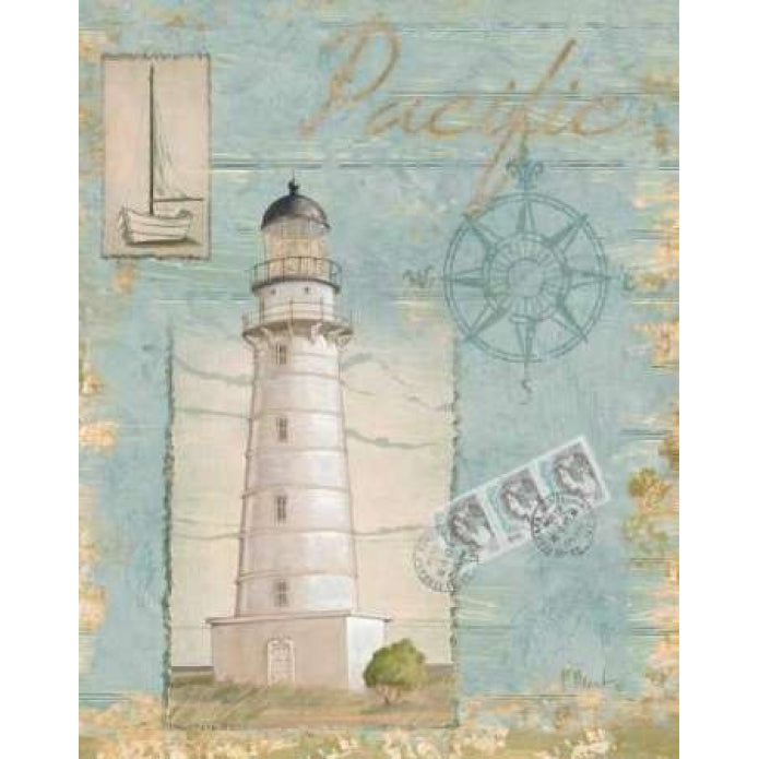 Seacoast Lighthouse II Poster Print by Paul Brent-VARPDXBNT345 Image 2