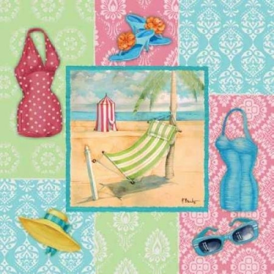 Beach Wear I Poster Print by Paul Brent-VARPDXBNT356 Image 2