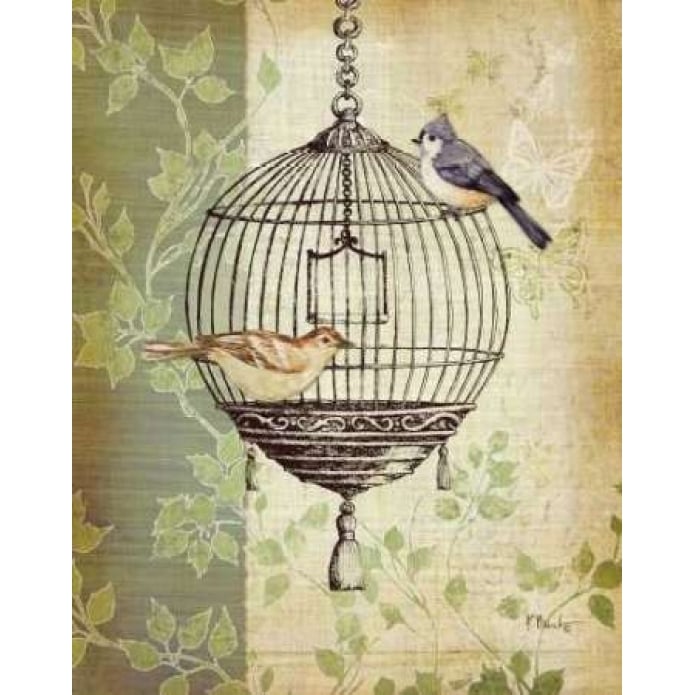 Botanical Birdcage I Poster Print by Paul Brent-VARPDXBNT384 Image 2