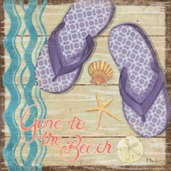 Hit the Beach I Poster Print by Paul Brent-VARPDXBNT423 Image 1