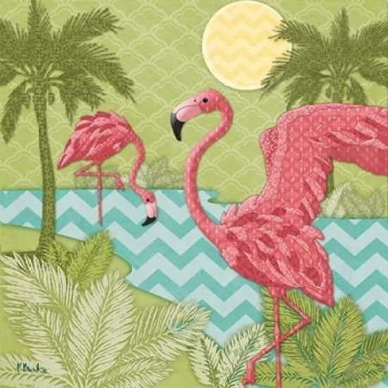 Island Flamingo II Poster Print by Paul Brent-VARPDXBNT503 Image 2