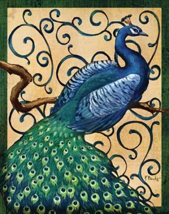 Majestic Peacock I Poster Print by Paul Brent-VARPDXBNT530 Image 1