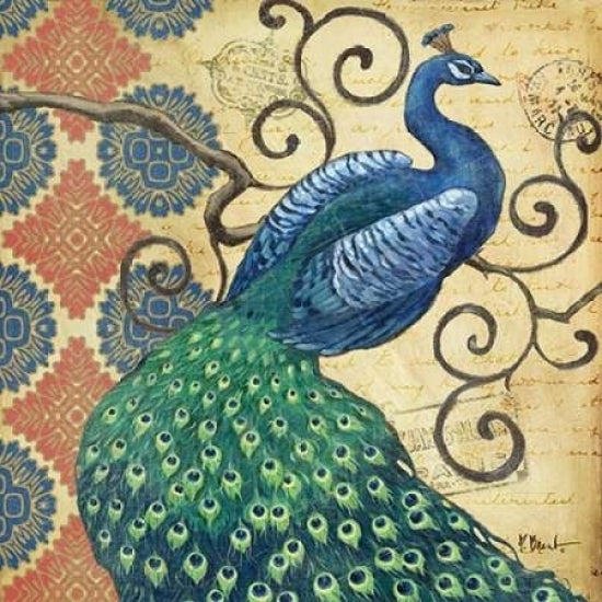 Peacocks Splendor I Poster Print by Paul Brent-VARPDXBNT532 Image 1