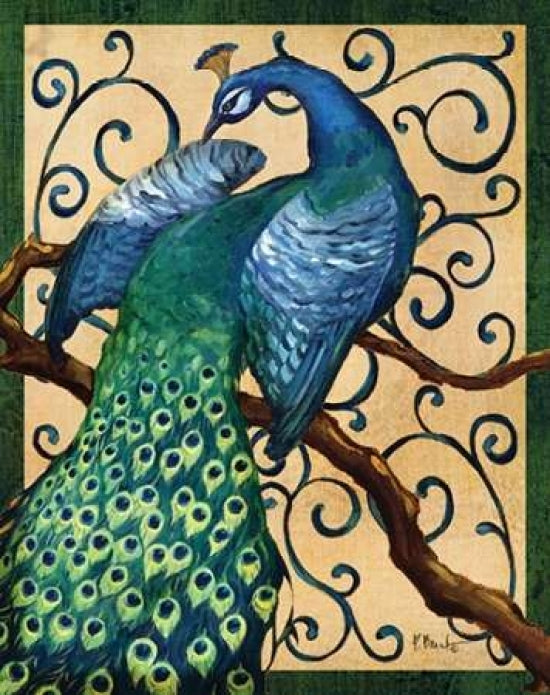 Majestic Peacock II Poster Print by Paul Brent-VARPDXBNT531 Image 1