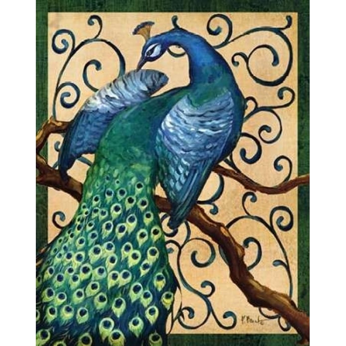 Majestic Peacock II Poster Print by Paul Brent-VARPDXBNT531 Image 1