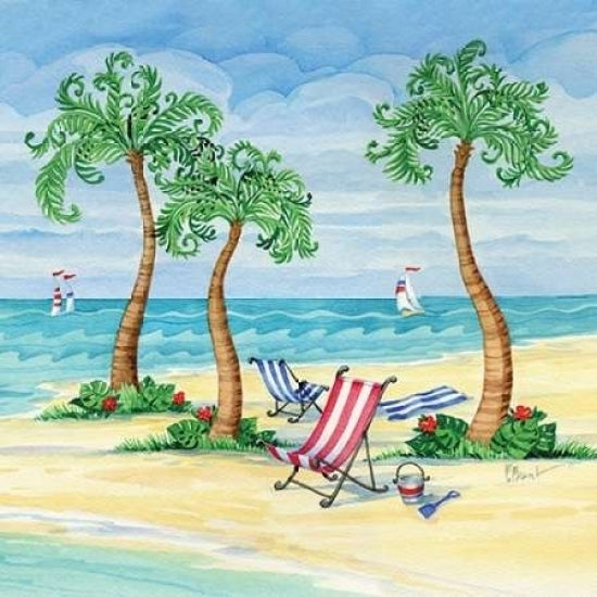 Whimsy Bay Chairs II Poster Print by Paul Brent-VARPDXBNT616 Image 2