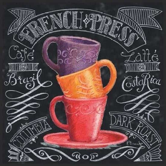 Chalkboard Coffee II Poster Print by Paul Brent-VARPDXBNT651 Image 1