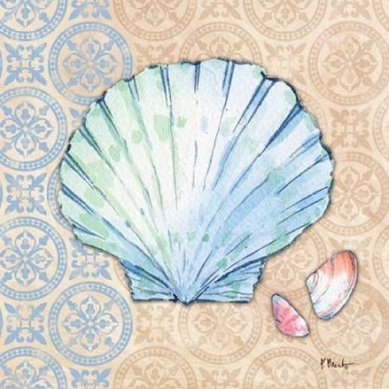 Serene Seashells I Poster Print by Paul Brent-VARPDXBNT685 Image 1