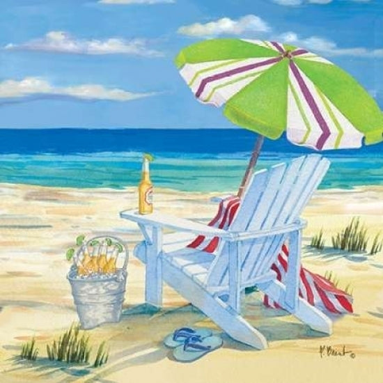 5 oclock Beach II Poster Print by Paul Brent-VARPDXBNT773 Image 1