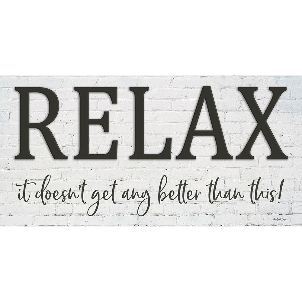 Relax Poster Print by Susie Boyer-VARPDXBOY463 Image 1