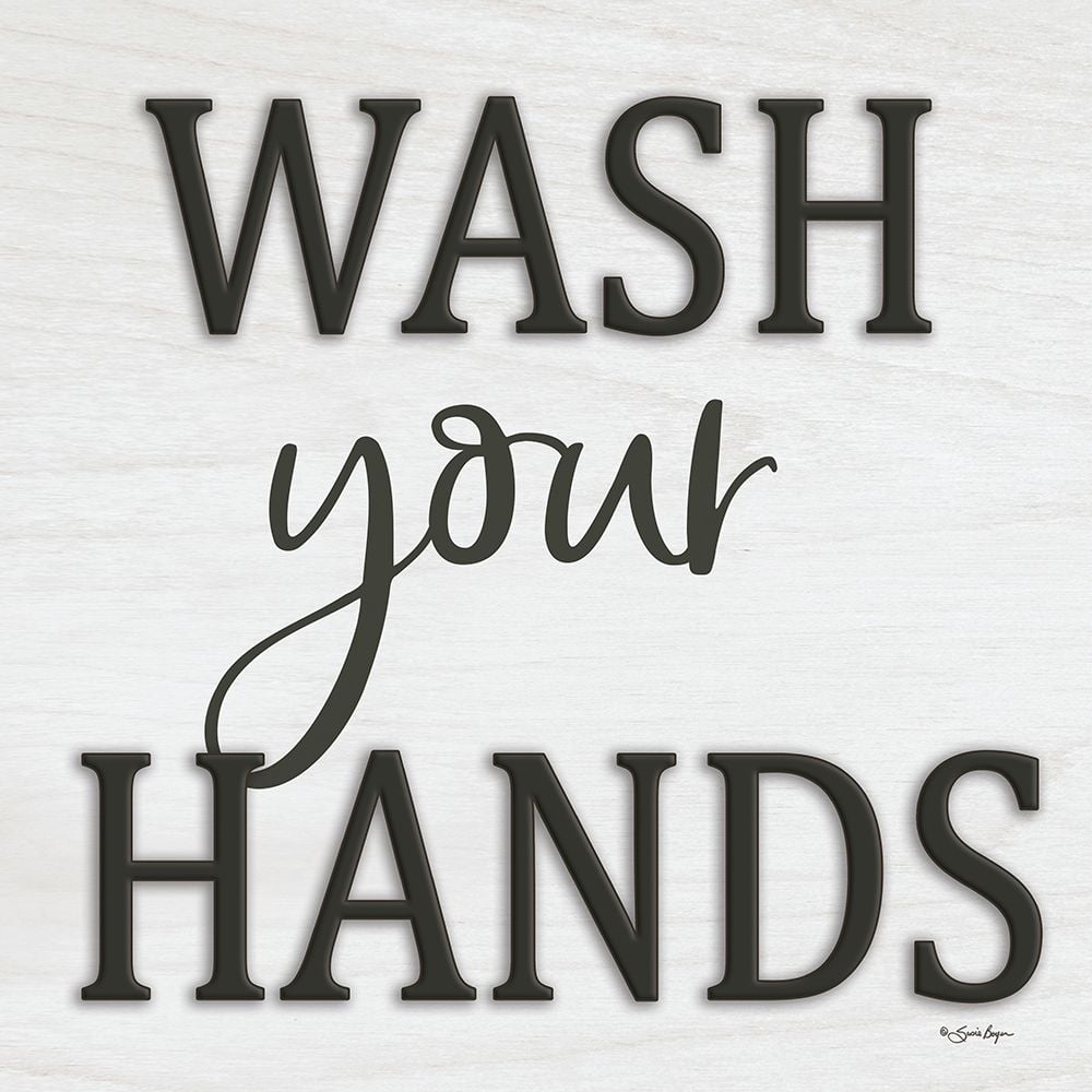 Wash Your Hands Poster Print by Susie Boyer-VARPDXBOY459 Image 1