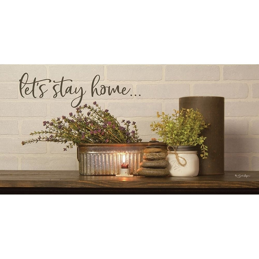 Lets Stay Home Poster Print by Susie Boyer-VARPDXBOY481 Image 1