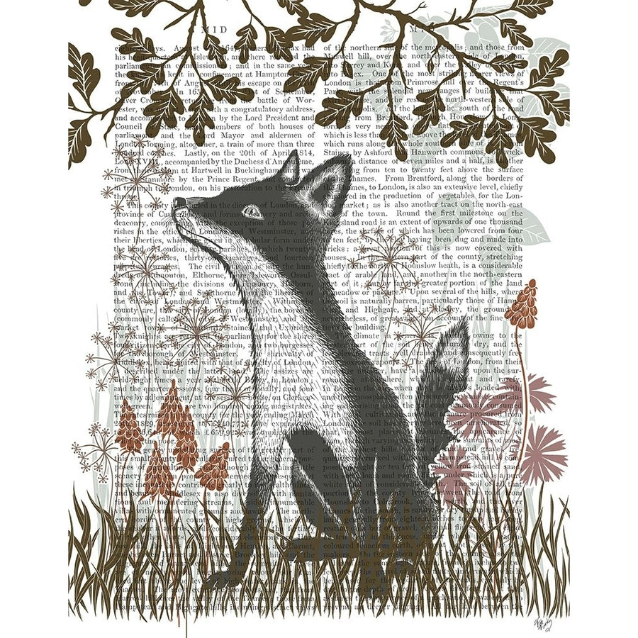 Country Lane Fox 1 - Earth Poster Print - Funky Fab-VARPDXBP260526296 Image 1