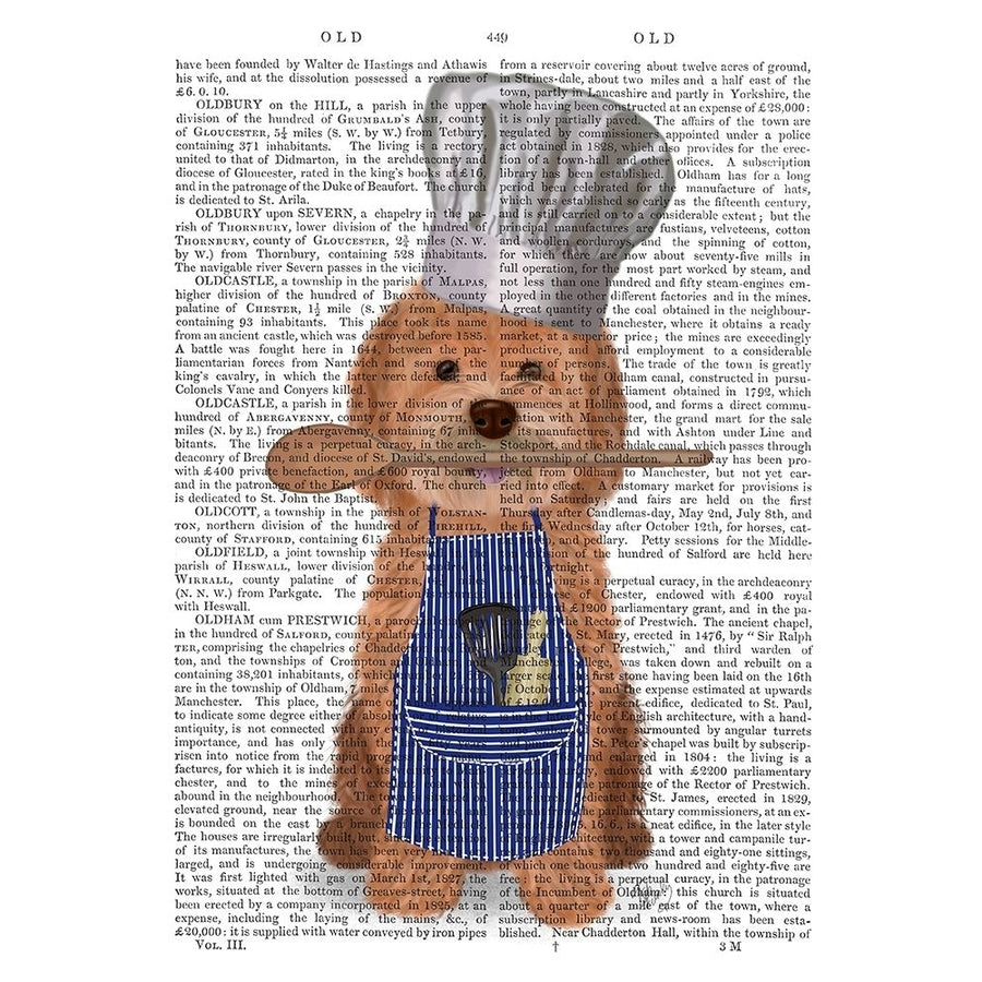 Cockapoo Chef Book Print Poster Print - Funky Fab-VARPDXBP260527533 Image 1