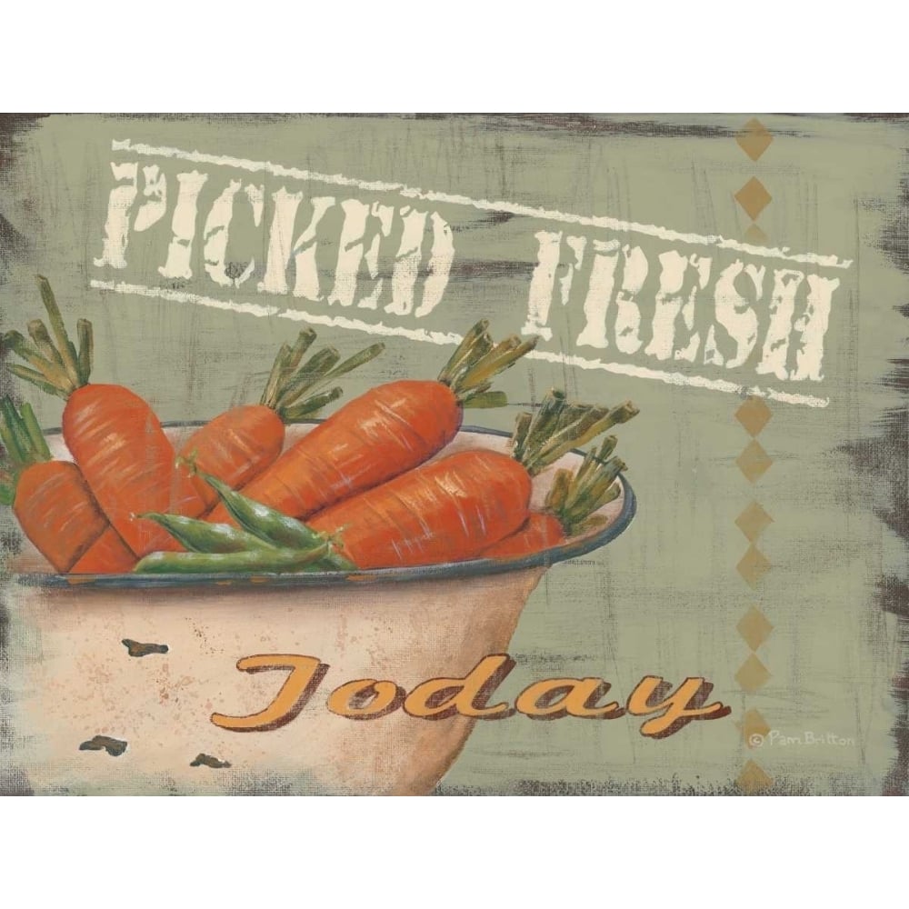 Picked Fresh Poster Print by Pam Britton-VARPDXBR395 Image 1