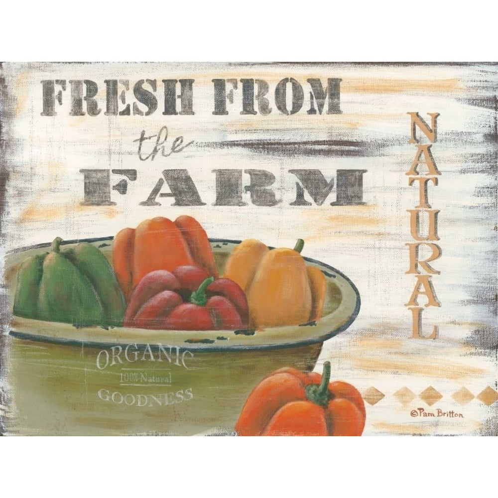 Fresh from the Farm Poster Print by Pam Britton-VARPDXBR396 Image 1