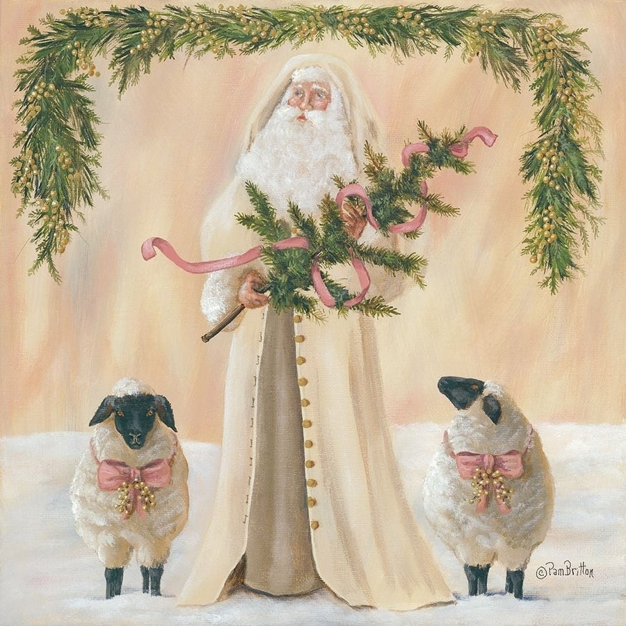 A Golden Christmas Poster Print by Pam Britton-VARPDXBR459 Image 1