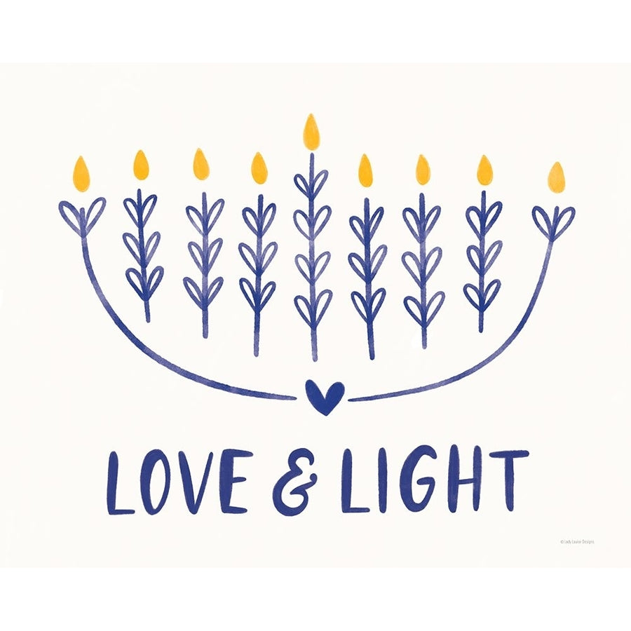 Love And Light Poster Print - Louise Designs Lady-VARPDXBRO342 Image 1