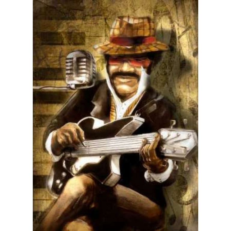 The Guitarist Poster Print by Bresso Sola-VARPDXBRSO025 Image 1