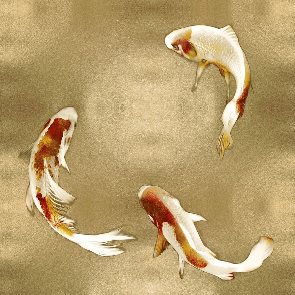 Koi on Gold II Poster Print - Madeline Blake-VARPDXBY118214 Image 1