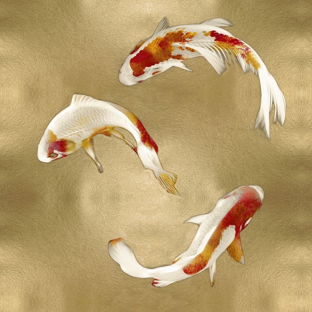 Koi on Gold I Poster Print - Madeline Blake-VARPDXBY118213 Image 1