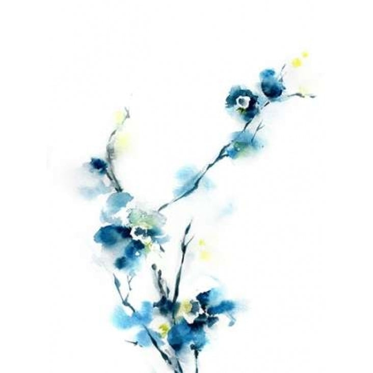 Blue Blossoms Poster Print by CanotStop-VARPDXC1084D Image 2