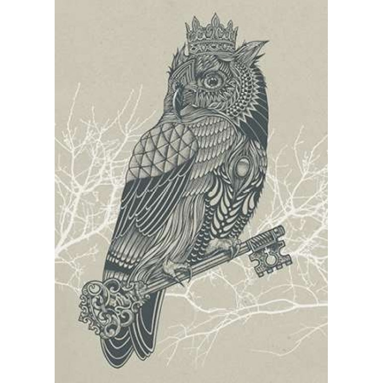 Owl King Poster Print by Rachel Caldwell-VARPDXC1153D Image 1