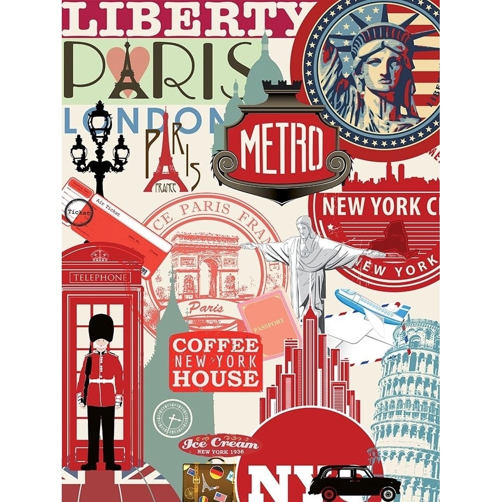 Paris Liberty Poster Print by BRAUN Studio BRAUN Studio-VARPDXC227 Image 1