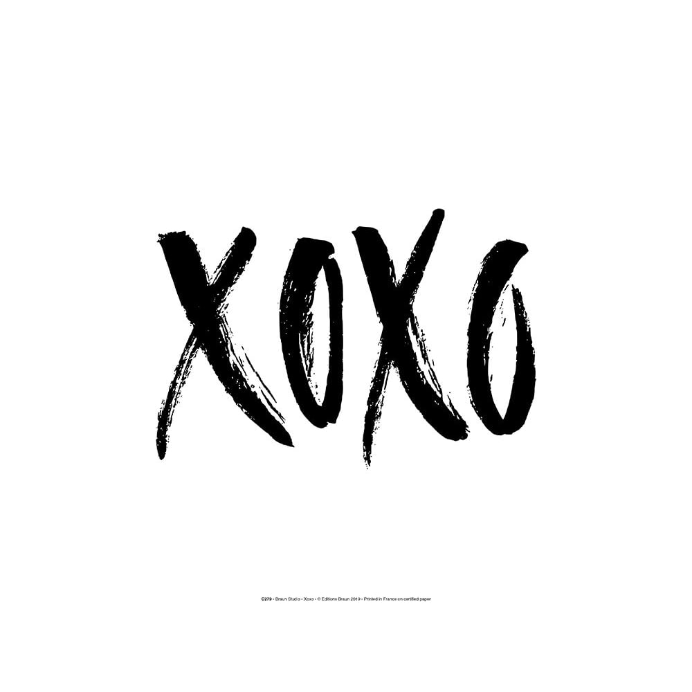 Xoxo Poster Print by Braun Studio Braun Studio-VARPDXC279 Image 1