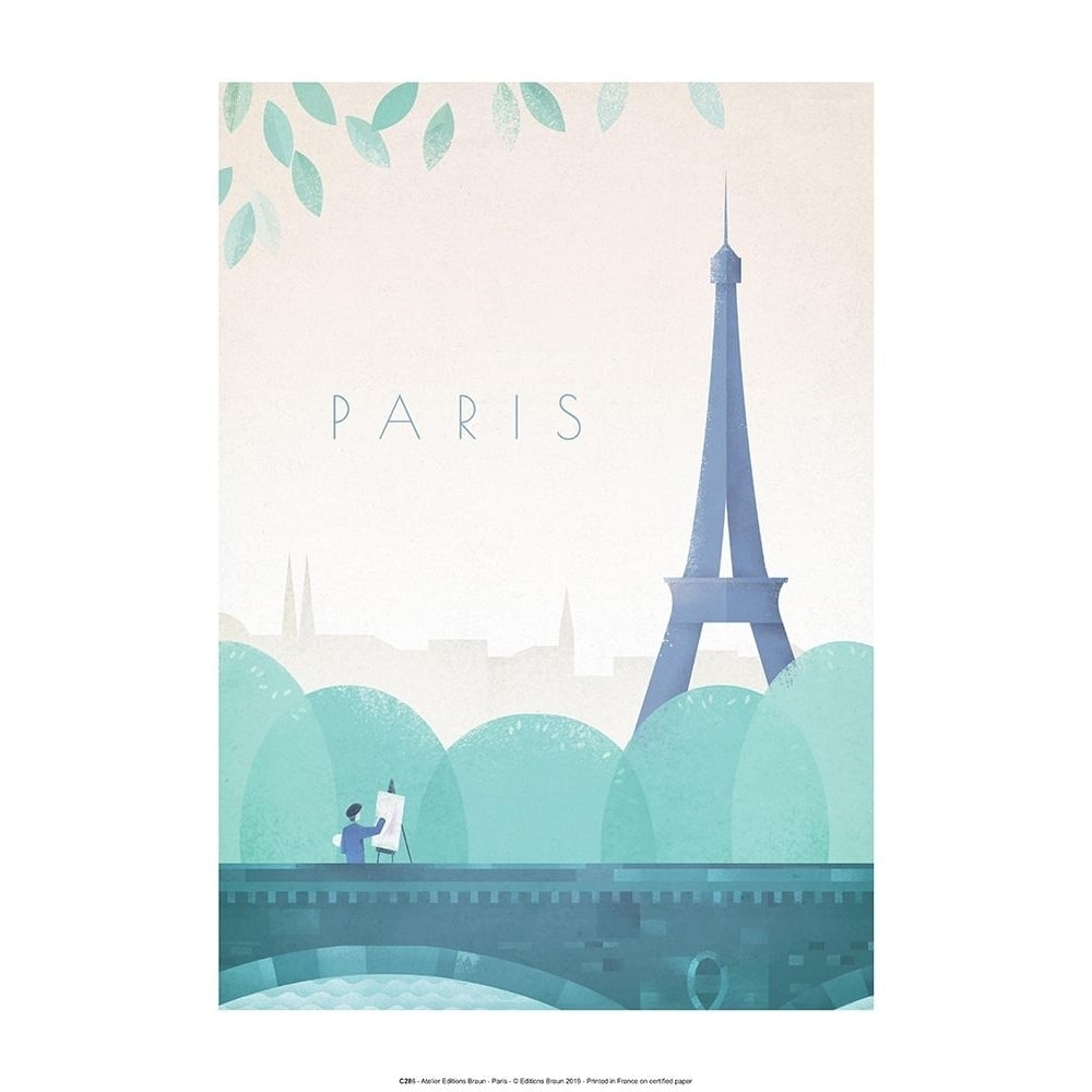 Paris Poster Print - BRAUN Studio-VARPDXC286 Image 1