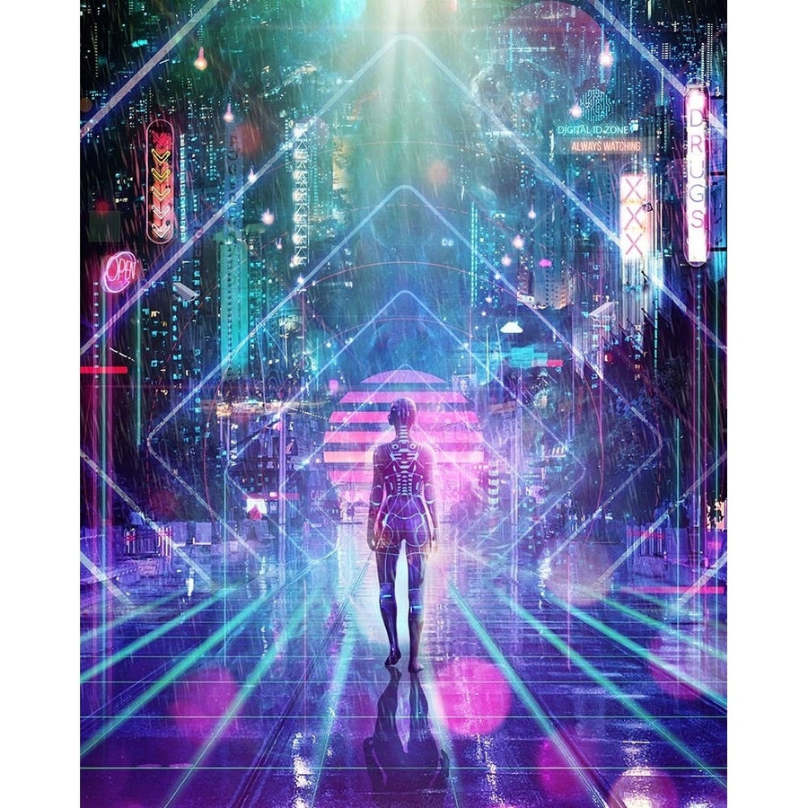 Neon Zone Poster Print - Cameron Gray-VARPDXCAMGRA266069 Image 1