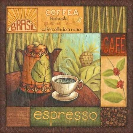 Pause Cafe II Poster Print by Delphine Corbin-VARPDXCBN041 Image 1