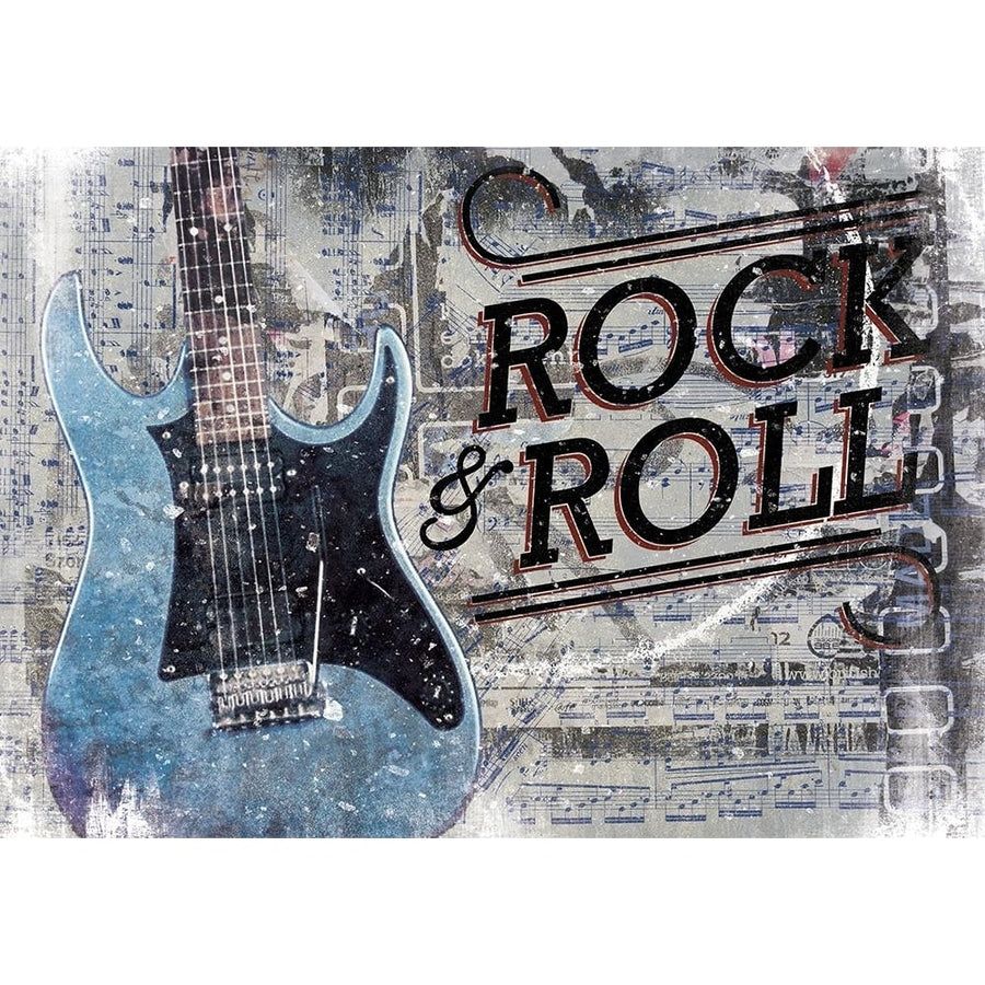 Rock And Roll Guitar Poster Print - Cloverfield And Co.-VARPDXCC159 Image 1