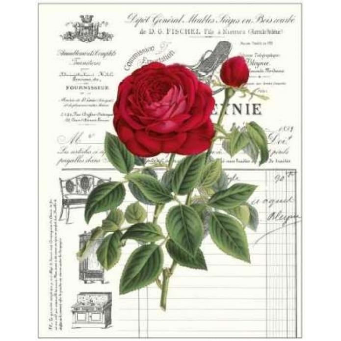 Heirloom Roses B Poster Print by Sarah E Chilton-VARPDXCC2914B Image 2