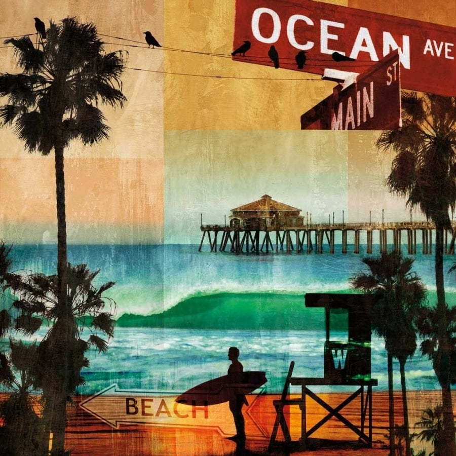 Ocean Avenue Poster Print by Charlie Carter-VARPDXCC7081 Image 1