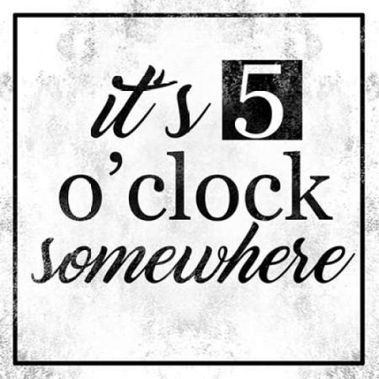 5 O Clock Poster Print by Cynthia Alvarez-VARPDXCCSQ039B Image 2